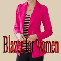 Blazer for women Affiche