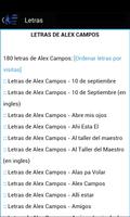 Alex Campos Letras & Musica screenshot 1