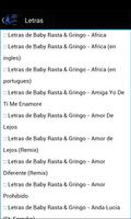 Baby Rasta & Gringo Letras स्क्रीनशॉट 1