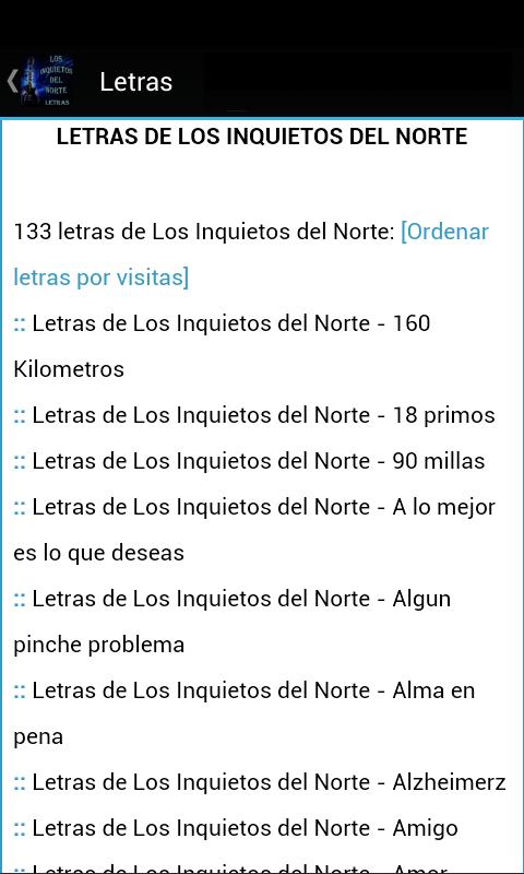 Los Inquietos del Norte Letras for Android - APK Download