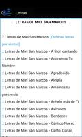 Miel San Marcos Letras captura de pantalla 1
