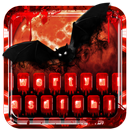الخفاش دموي موضوع لوحة المفاتيح APK