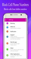 Block Cell Phone Numbers - Calls Blacklist capture d'écran 2