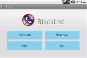 Черный список: звонки и смс capture d'écran 1