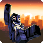 Block Spider Hero in City-icoon