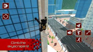 Block Spider Hero in City ảnh chụp màn hình 2