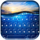 Blue Ocean Keyboard Cover APK