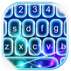 Blue Neon Keyboard Changer
