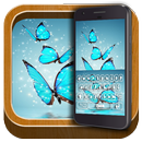 Blue Butterfly Emoji Keyboard APK