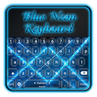 Blue Neon Keyboard ikon