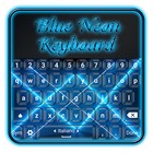 Blue Neon Keyboard ไอคอน