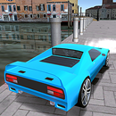 Blue Sport Car Driving aplikacja