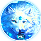 Blue Wolf Live Wallpaper 3D 图标