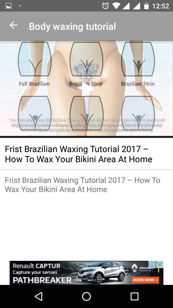Body Waxing Tutorial for Girls APK pour Android Télécharger Body Waxing Tutorial for Girls APK pour Android Télécharger
