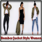 Bomber Jacket Style Women icône