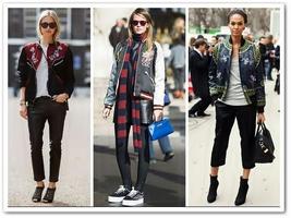 Bomber Jacket Style Women 海报