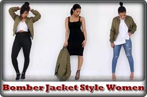 Bomber Jacket Style Women imagem de tela 3