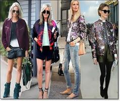 Bomber Jacket Women Trends poster