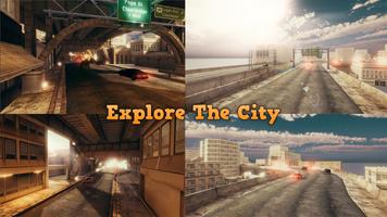 Car Driving In City پوسٹر