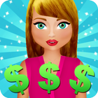 boss woman money game icon