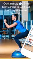 Stability Ball Workout Guide poster