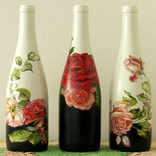 बोतल चित्रकारी डिजाइन