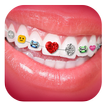 Braces Teeth Sticker Camera
