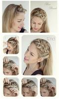 Braid Hair Styles Tutorial Ekran Görüntüsü 1