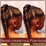 Braid Hairstyle For Kids icône