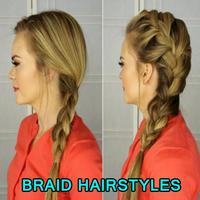 Braid Hairstyles پوسٹر