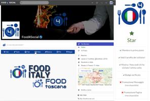 Food4Social The Social Network स्क्रीनशॉट 1