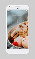 Macaron Cute Sweet Dish App Lock 截图 1