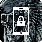 Statue Freedom Dark Skull Bones Skeleton App Lock icône