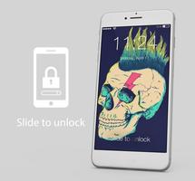 Skull Art Cool App Lock Poster