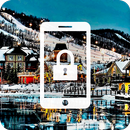 Winter House Village Snow Ice Cold Lock App-APK