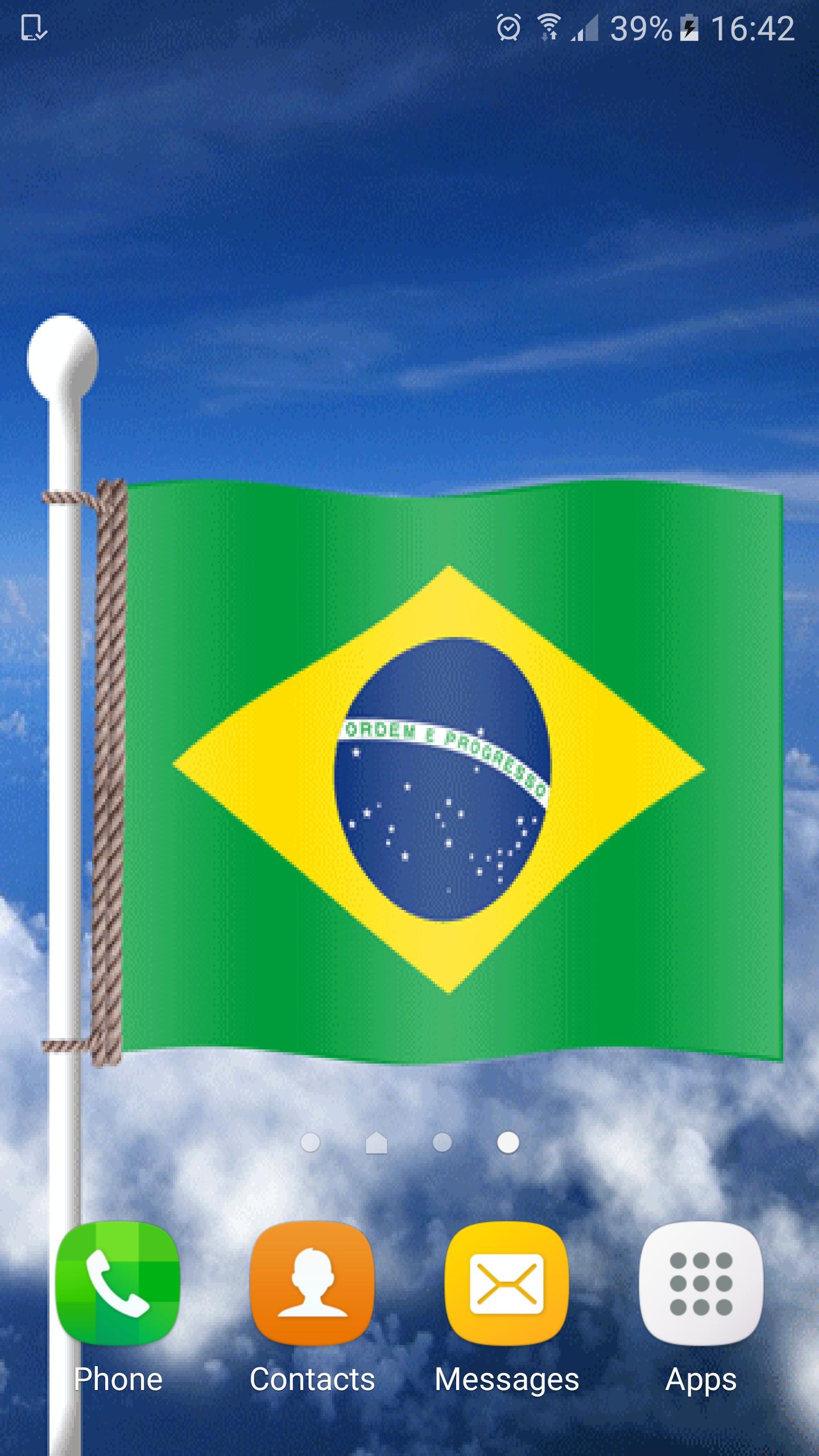 Brazil Flag Wallpaper 3d Image Num 20