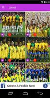 Brazil National Football Team HD Wallpapers โปสเตอร์