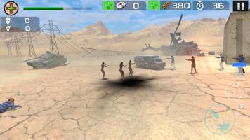 Zombie Hunter Aim Desert Town captura de pantalla 2