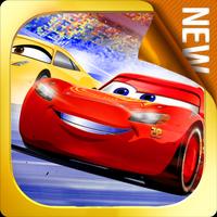 Lightning Mcqueen Car Racing Poster