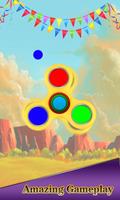 Tappy Fidget Spinner: Color wheel simulator 3D скриншот 2