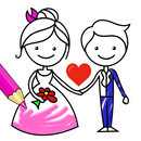 Bride And Groom Coloring Pages APK