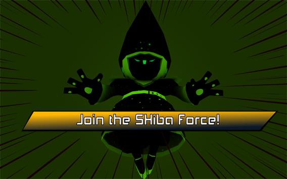Mighty Swiping Shiba Force banner