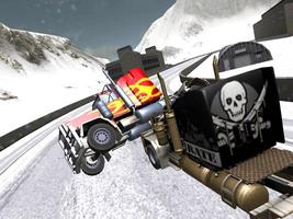 Snow Road Truckers 3D capture d'écran 3