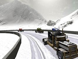 Snow Road Truckers 3D captura de pantalla 1