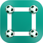 1Line Football Connecting Line icon