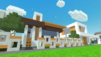 House build idea for Minecraft постер