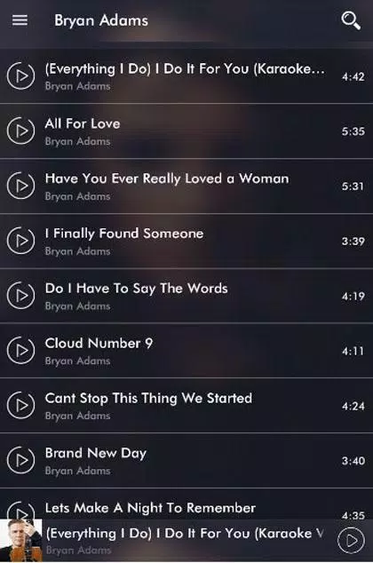 Bryan Adams Songs Mp3 APK voor Android Download
