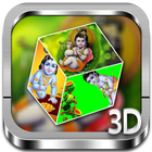 آیکون‌ Bal Krishna 3D cube Live WP