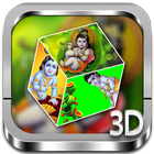 ikon Bal Krishna 3D cube Live WP
