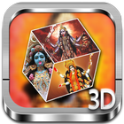 Kali Maa 3D cube Live WP icône